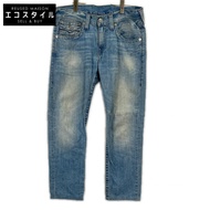 True Religion 藍色修身牛仔褲，32 號 [二手]