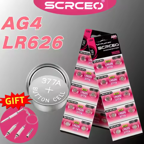 10-100PCS AG4 LR626 Watch Alkaline Battery Button Battery 1.55V 377 SR626SW 377A CX66W Cell Coin Bat