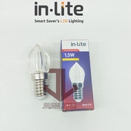 IN-LITE E14 INDB-C25 LED DECORATION LIGHTS CHILI LIGHTS CANDLE BULB 1.5 W