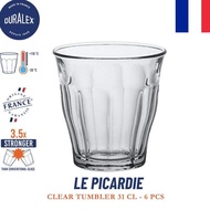 Duralex Picardie Juice Glass 310ml - Set of 6 - Tempered Glass