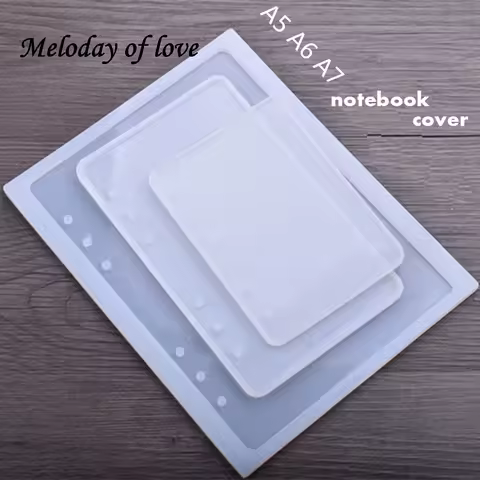 1PC A5 A6 A7 Notebook DIY Handcraft Mold Expoxy Tools resin molds for jewelry silicone molds for 3D 