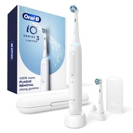 iO Deep Clean Rechargeable Electric Powered Toothbrush, White with iO Series 3 Limited, 2 Brush Head