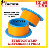 2 PCS Stretch Film Dispenser Jack Film Holder Stretch Wrap Dispenser 3” Core Shrink Wrap Holder