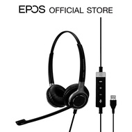 EPOS I SENNHEISER หูฟังแบบมีสาย IMPACT SC 660 USB ML STEREO USB HEADSET MS TEAMS