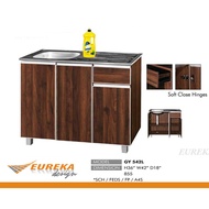EUREKA 3.5ft Basin Kitchen Cabinet/Kabinet Dapur Sinki Drawer