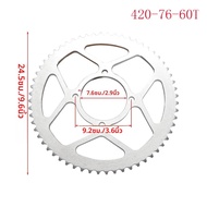 57 ฟันด้านหลังเฟืองโซ่ ID 76 มม.สําหรับ 420 โซ่ 125CC 250CC PIT Dirt BIKE ATV Quad BIKE รถจักรยานยนต