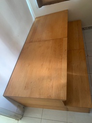 特格 傢俬 實木 單人 儲物床 牀 地台 床 solid wood wooden cabinet helper children kids single storage bed
