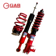 Toyota Vios NCP93 2008+ - GAB SE Pro Series Adjustable Suspension / Coilover