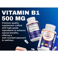 Vitamatic, Vitamin B1, 100 mg, 250 Tablets | 500 mg, 120 Capsules