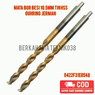 MATA 10.5mm Long Iron Drill Bit 165mm Tin Hss GUHRING Germany Not Nachi