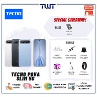 Ready Stock - TECNO Pova Slim 5G(8GB+256GB) [1 YEAR TECNO MALAYSIA WARRANTY]