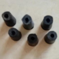 sumbat karet tabung reaksi lubang 1