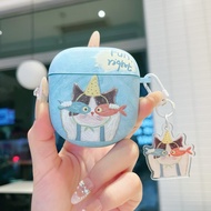 For Bose Ultra QuietComfort soft cute cartoon cat fish with pendant earphone protective case Bose Qu