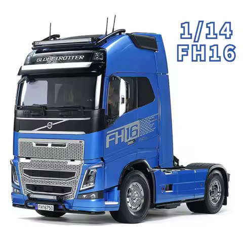 TAMIYA 1/14 FH16 GLOBETROTTER XL 750 4x2 Tractor Full Operation RC Car Trailer Dump Truck KIT 56374 