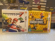 3ds 3dsxl New Super Mario Bros.2 New 超級瑪利歐兄弟2 / Mario Kart 瑪利歐賽車 （港版中文) 套$400