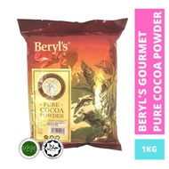 Beryl's Gourmet Pure Cocoa Powder 1kg (Classic) Serbuk Koko 100% Cocoa / beryls