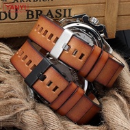 Genuine Leather Bracelet for diesel DZ7406 DZ7408 DZ4476 DZ4343 watch strap Brown watchband 22mm 24 
