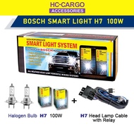 Smart Light Wire Kit Car H1 H7 Head Light BOSCH Bulb Harness Wiring Kit ( Heavy Duty Wire Support 10