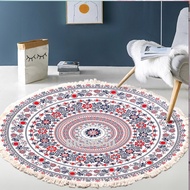 Minimalist Round Carpet Living Room Floor Carpet Round Bohemian Carpet
