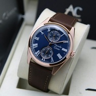 Alexandre christie AC 6578 jam tangan pria kulit asli original 100%