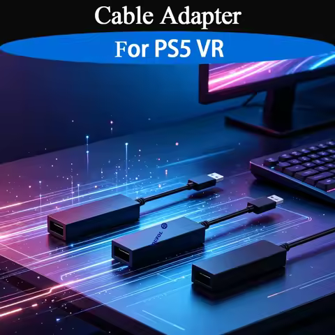 Durable 1PCS For PS5 VR Replacement Cable Adapter Mini Male To Female Adapter Conversion Camera Adap