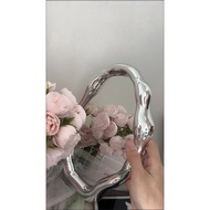 High-end decorative wavy edge mirror