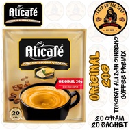ALICAFE ORIGINAL 20G TONGKAT ALI DAN GINSENG INSTANT COFFEEMIX DRINK / 20 STICKS X 20GRAM / ALICAFE 