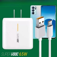 ส่งจากไทย ชุด หัวชาร์จ สายชาร์จ  Type C For OPPO 65W Reno11 Reno12 Reno10 Reno8 Reno7Z Reno7 Reno6 R