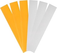 HARFINGTON 6pcs Reflective Stickers 1" x 5.9" High Visibility Vinyl Reflective Adhesive Tape Waterpr
