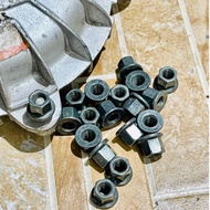 Drum nuts, rims, Vespa super sprint px excel, nuts, bolts, bolts, embedded bolts, Vespa spartan bloc