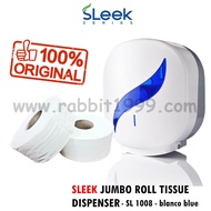 SLEEK JUMBO ROLL TISSUE DISPENSER - SL 1008 - tisu dispenser / berkas tisu / ABS- white jumbo roll d