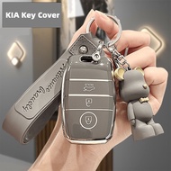 Kia Key Cover Kia Keychain EV6 Sorento Carnival Stonic Soluto Seltos Picanto Sportage Stinger Forte 
