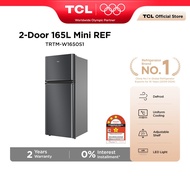 TCL 165L Two-Door Top Mounted Mini Refrigerator for Small Family Size Peti Sejuk Kecil 2 Pintu TRTM-