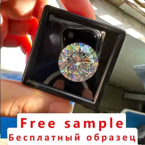 [ Free Sample ] Lab-grown Diamond Moissanite Diamond Stone 0.7mm-30ct Premium Loose Moissanite Stone