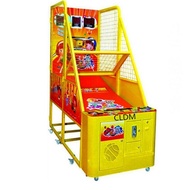 Factory Direct Sale Yellow Classic Children's Basketball Machine Parent-Child Amusement Park Shootin