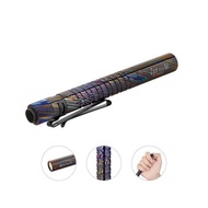 Olight i3T Plus Titanium Damascus Timascus Flashlight AAA Rare Limited EDC Light