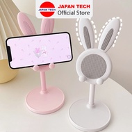 Cute QQ1 Rabbit Ear Shaped Ipad Phone Holder - Pastel Desktop Phone Tray
