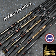 【Jom Pancing】AWASHIMA 🔥2024🔥 TWITCHER 🇯🇵JAPAN🇯🇵 SPINNING BC CASTING HOLLOW ROD,Joran Mancing AWA-SHI