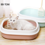 Cat Litter Box Pet Large Kitten Litter Box Cat Toilet Deodorization leakage prevention Litter Box Free With Scoop