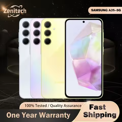 Original Samsung Galaxy A35 A356U A356B 5G Mobile Phone NFC 6GB+128GB 120Hz 6.7'' 50MP+8MP+5MP+13MP 