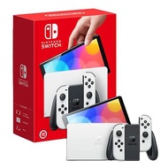 【任天堂】 Switch OLED 主機 台灣版 公司貨 (白色) +9H保護貼