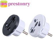 PRESTONRY Power Plug Adapter EU Plug Converter High Quality 16A 250V Europe Plug AU UK CN US To EU E
