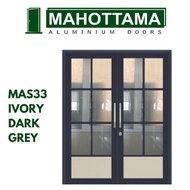 MAHOTTAMA - Pintu Rumah Kamar Tidur Kamar Mandi Kaca Aluminium 174 x