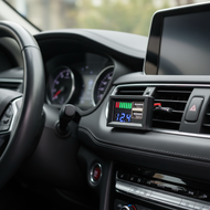 Dual USB 5V 2A Car Voltage Meter Panel 12V-24V 3S-7S Lithium Battery Capacity Indicator Power Tester