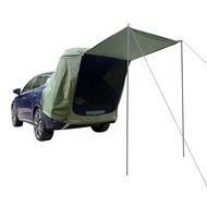 SUV & MPV Camping Tent Car Tailgate Shade Awning with Screen Net Waterproof