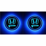 Cốc Nước Xe Hơi Hiệp Sĩ Đêm Đệm Xẻ Rãnh Cửa Đèn Nhiều Màu Sắc Đèn Led Đế Lót Ly Nước Nội Thất Cảm Ứn