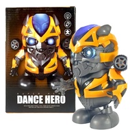 DANCE HERO บับเบิ้ลบีเต้นได้ ตุ๊กตาหุ่นยนต์เต้น ซุปเปอร์ฮีโร่เต้น มีเสียง มีไฟ เทห์มากๆ ใหม่ล่าสุด