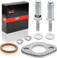 1PZ MG2-SE3 Premium Exhaust Bolt and Gasket for GY6 50cc 70cc 90cc 110cc 125cc 150cc GMB139 Engine S