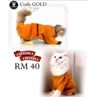 Baju Raya kucing Code GOLD *baju kurung