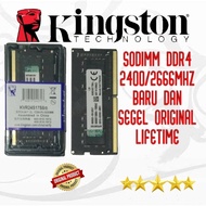 RAM SODIMM DDR4 4GB 8GB 2400MHZ 2666MHZ KINGSTON ORIGINAL